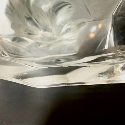 Karel Zentner art deco glaskunst med isbjørn – Libochovice glas ca. 1935 - Frøken Lilly