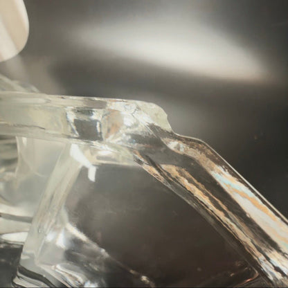 Karel Zentner art deco glaskunst med isbjørn – Libochovice glas ca. 1935 - Frøken Lilly