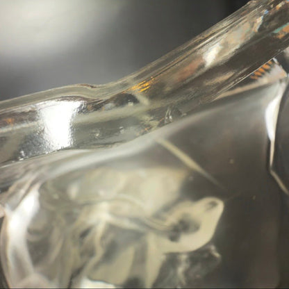 Karel Zentner art deco glaskunst med isbjørn – Libochovice glas ca. 1935 - Frøken Lilly