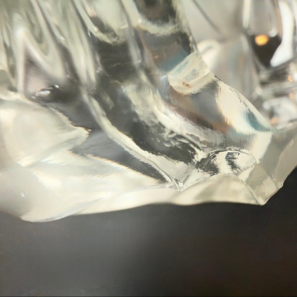 Karel Zentner art deco glaskunst med isbjørn – Libochovice glas ca. 1935 - Frøken Lilly