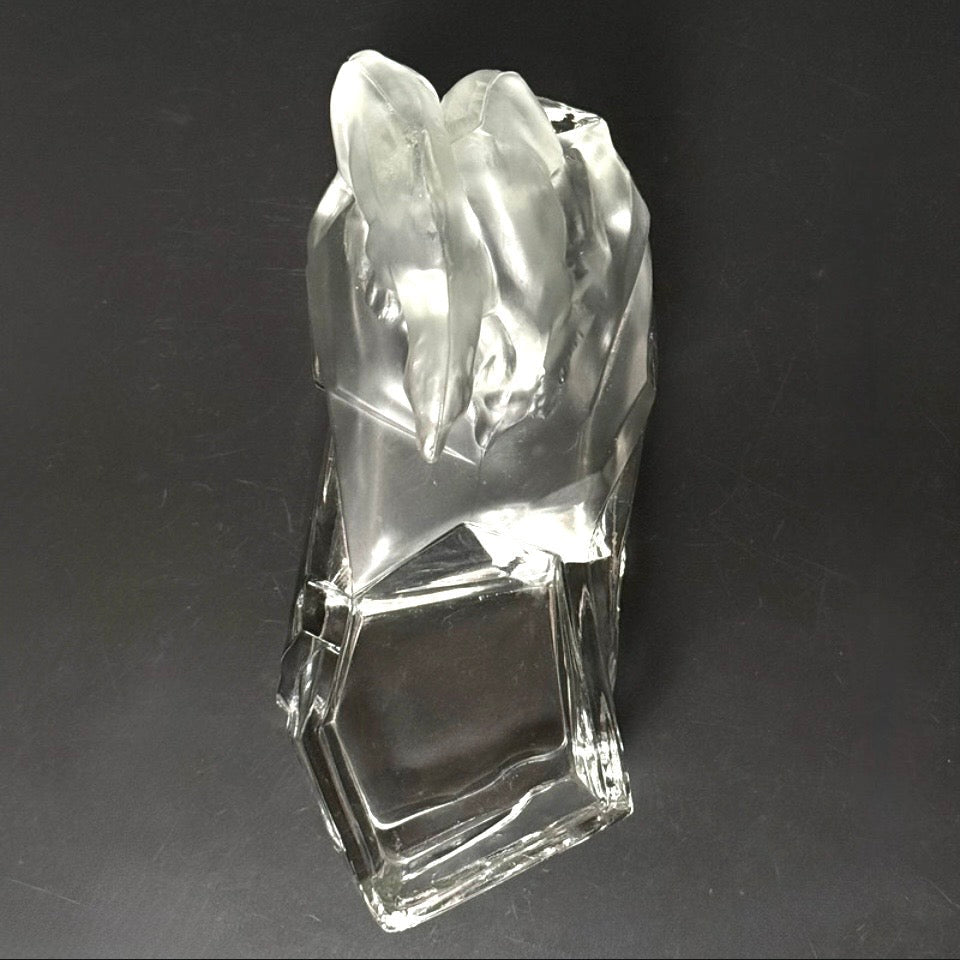 Karel Zentner art deco glaskunst med isbjørn – Libochovice glas ca. 1935 - Frøken Lilly