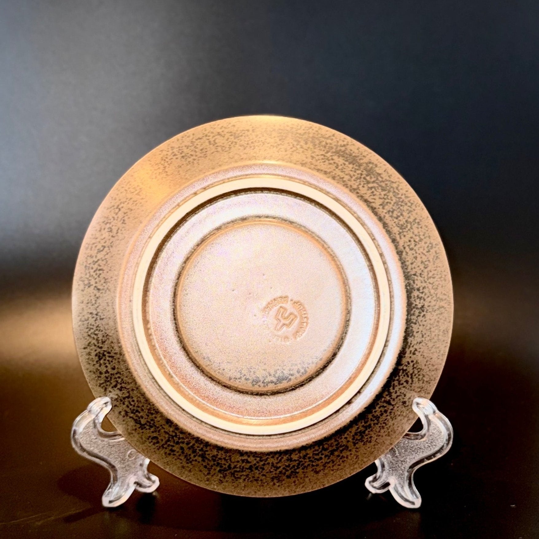 Knabstrup Nødebo kaffetrio i brun stentøj – Johannes Hansen, 1966–1972