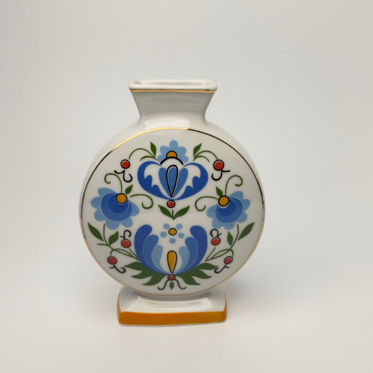 Lubiana Kaschubische Porzellanvase – Vintage Volksvase Polen 1970er Jahre – Frøken Lilly