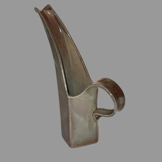 Niels Huang kande – dansk studiokeramik – signeret – skulpturel form 22 cm - Frøken Lilly