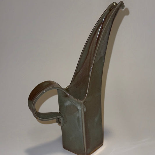 Niels Huang kande – dansk studiokeramik – signeret – skulpturel form 22 cm - Frøken Lilly