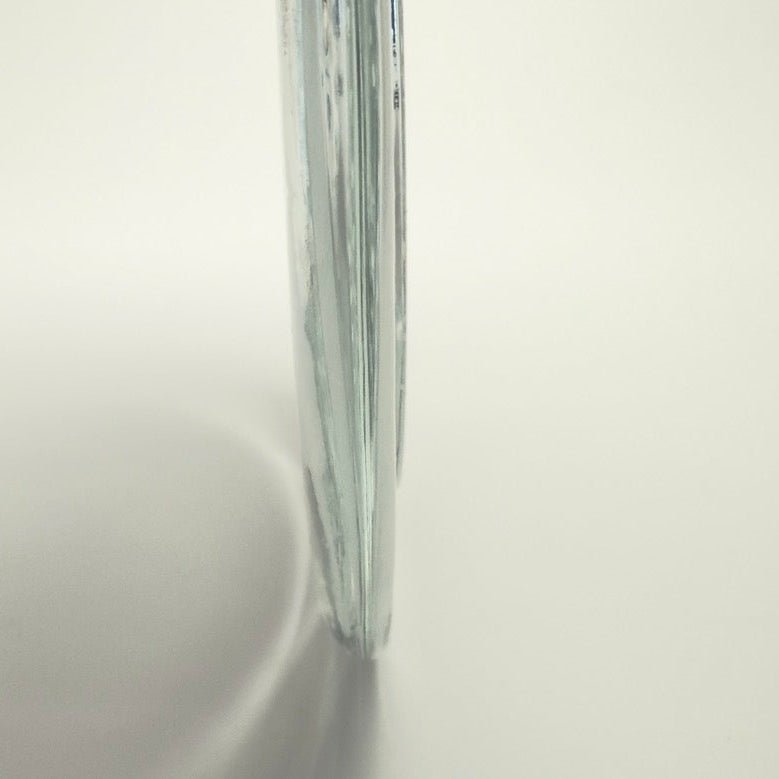 Nybro Glasbruk glashjerte vægdekoration – svensk vintage glas 1970 - 1980 - Frøken Lilly