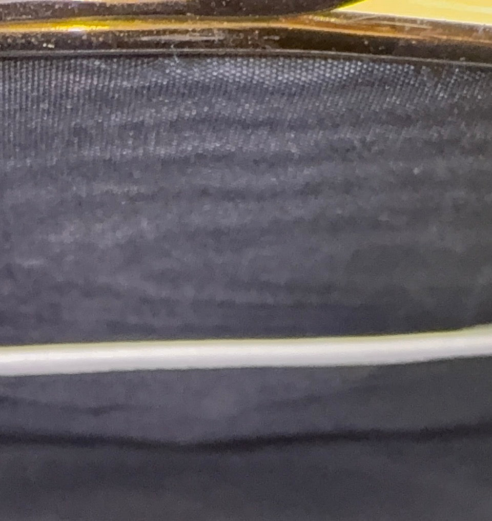 Skøn hvid clutch lædertaske med wristlet rem 1960