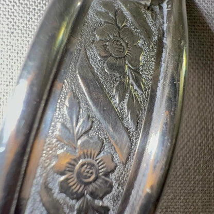 Speidel antik armbånd i 835 sølv med skønvirkeinspireret blomsterdekor - Frøken Lilly