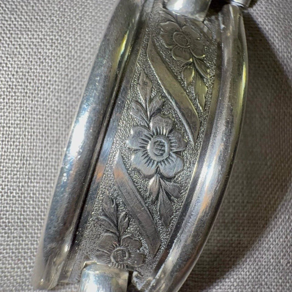Speidel antik armbånd i 835 sølv med skønvirkeinspireret blomsterdekor - Frøken Lilly