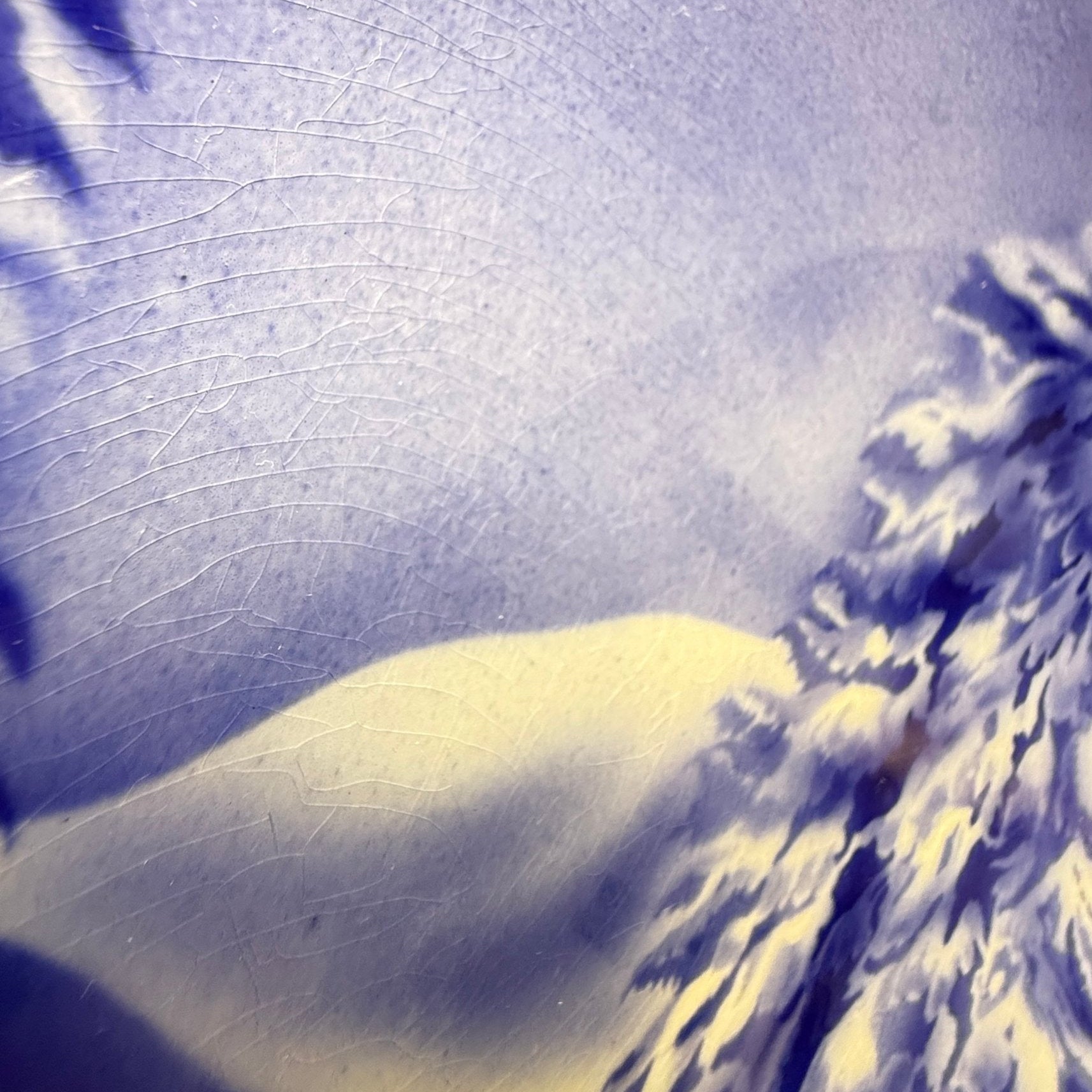 Antik Villeroy & Boch juleplatte, Wallerfangen Saar-Basin 