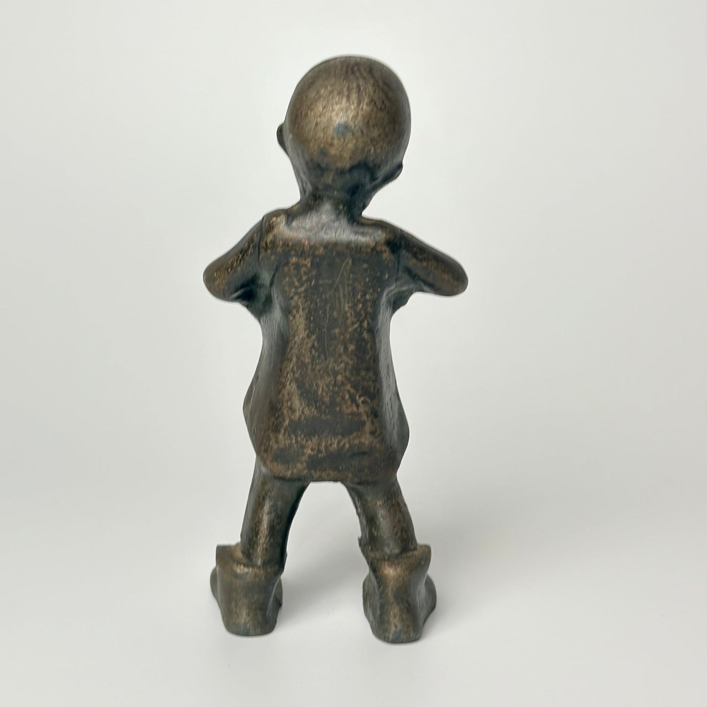 Vintage bronzefigur af pige – 13 cm - Frøken Lilly
