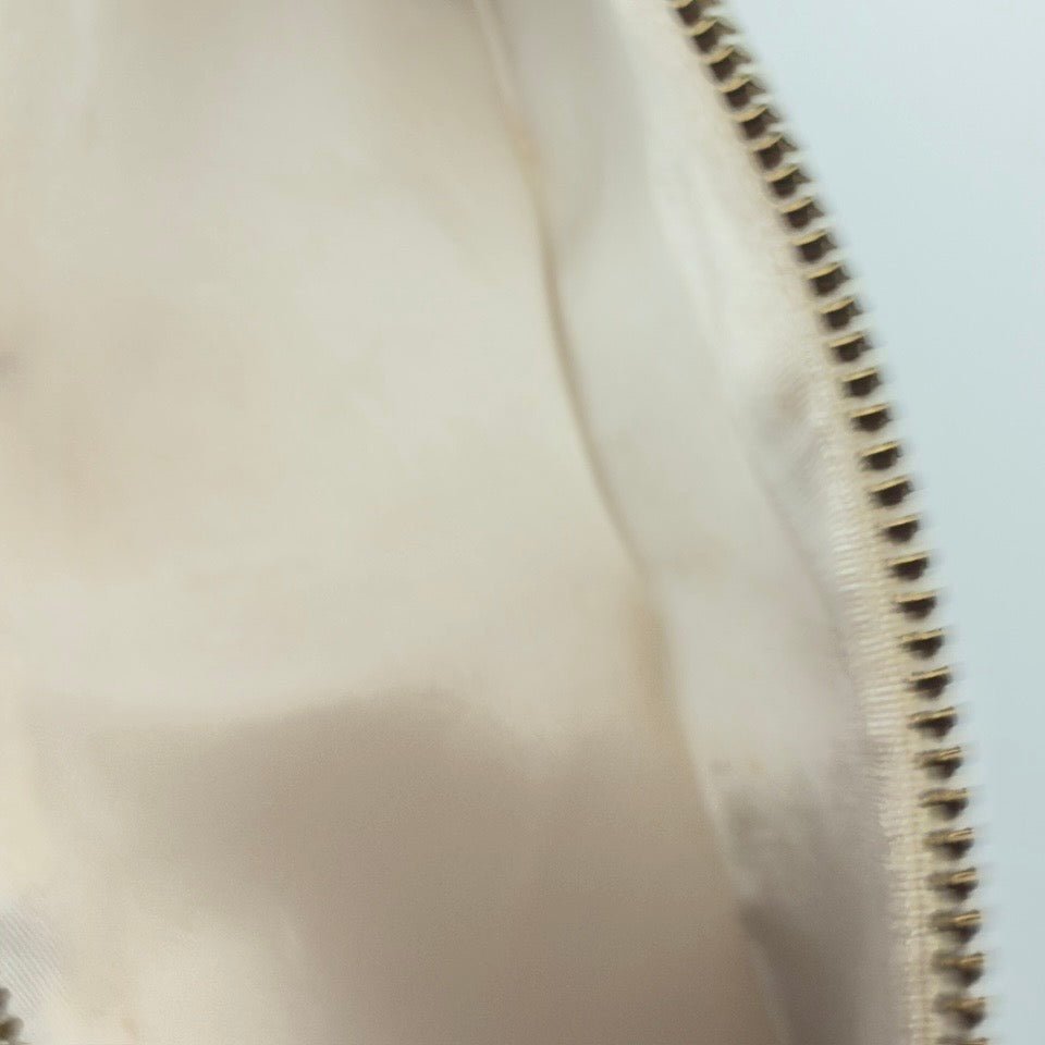 Vintage Comtesse clutch i hvidt læder - Frøken Lilly