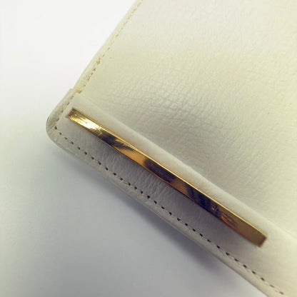 Vintage Comtesse clutch i hvidt læder - Frøken Lilly