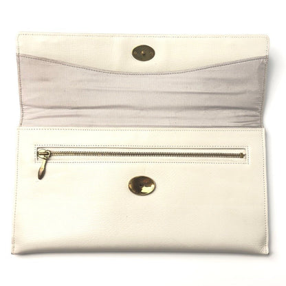 Vintage Comtesse clutch i hvidt læder - Frøken Lilly