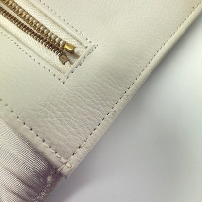 Vintage Comtesse clutch i hvidt læder - Frøken Lilly