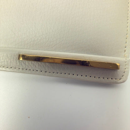 Vintage Comtesse clutch i hvidt læder - Frøken Lilly