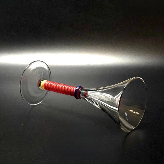 Vintage italienske cocktailglas i postmoderne Memphis-stil – sæt med 5 stk. - Frøken Lilly