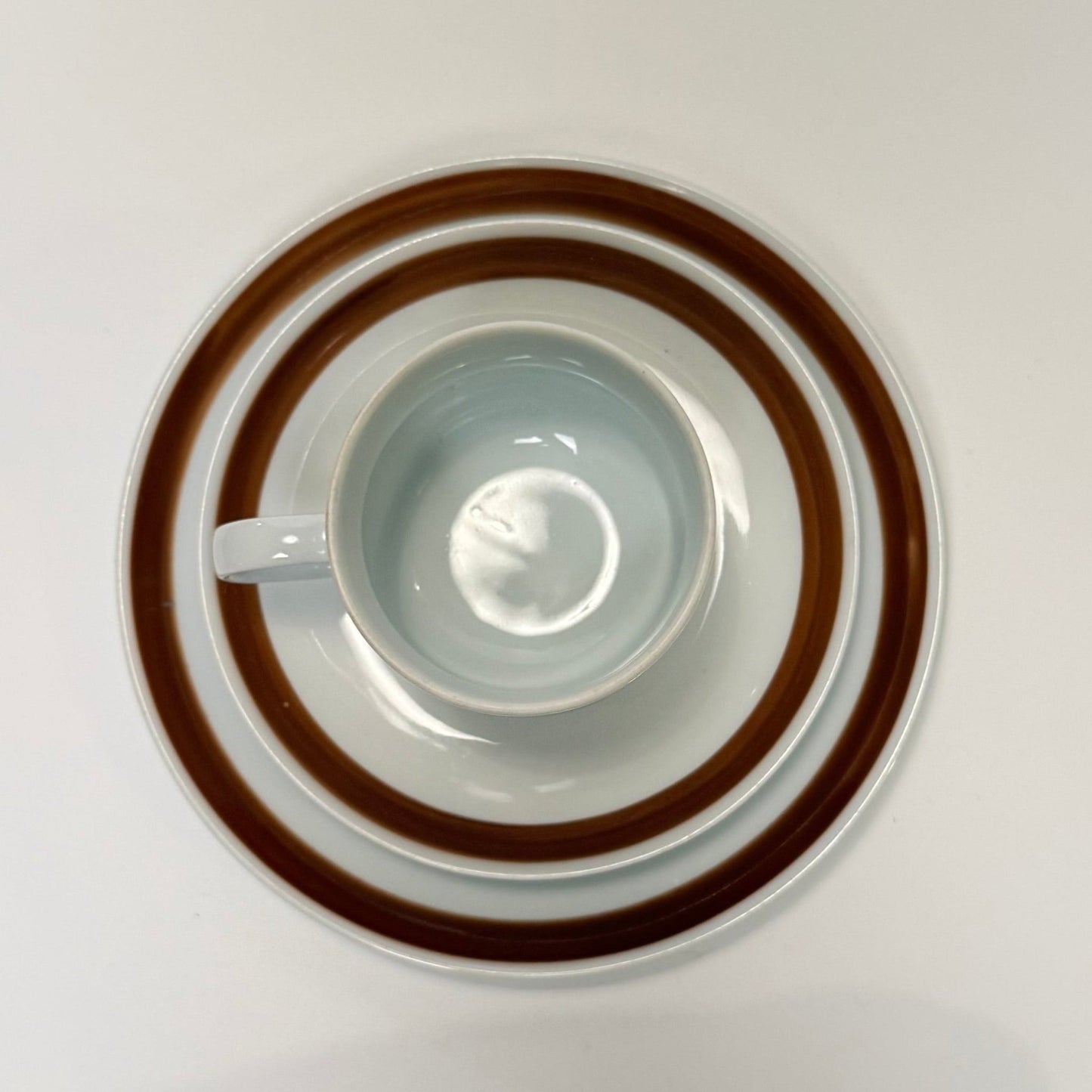 Vintage kaffesæt KAHLA Nøddebo - østtysk DDR keramik - kop, underkop og tallerken 1960 - 70'erne - Frøken Lilly