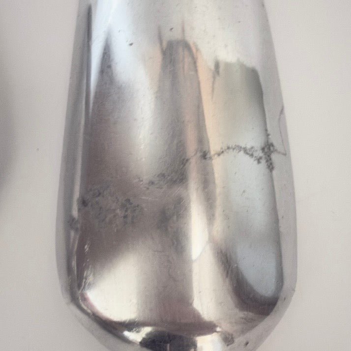 Vintage salatserveringssæt i massivt støbt aluminium - Frøken Lilly