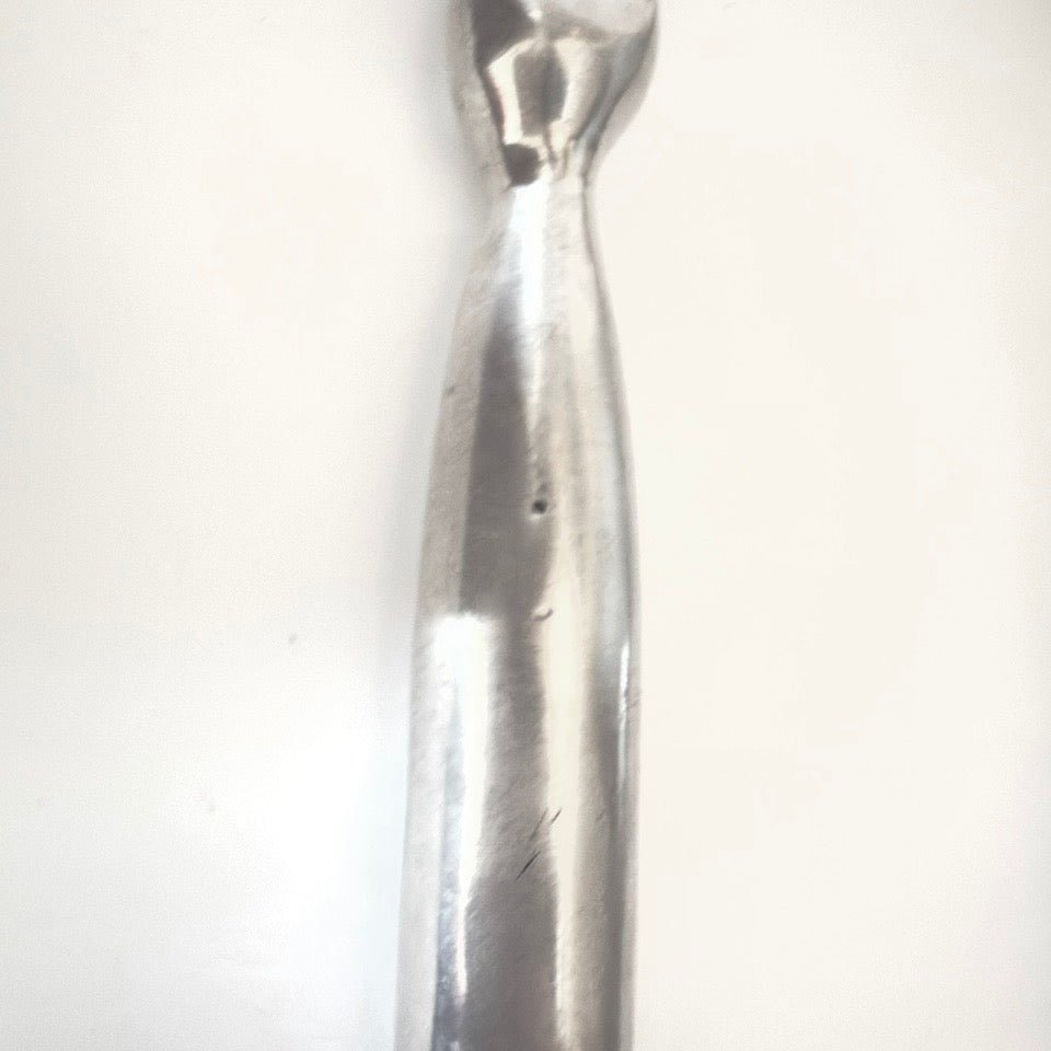 Vintage salatserveringssæt i massivt støbt aluminium - Frøken Lilly