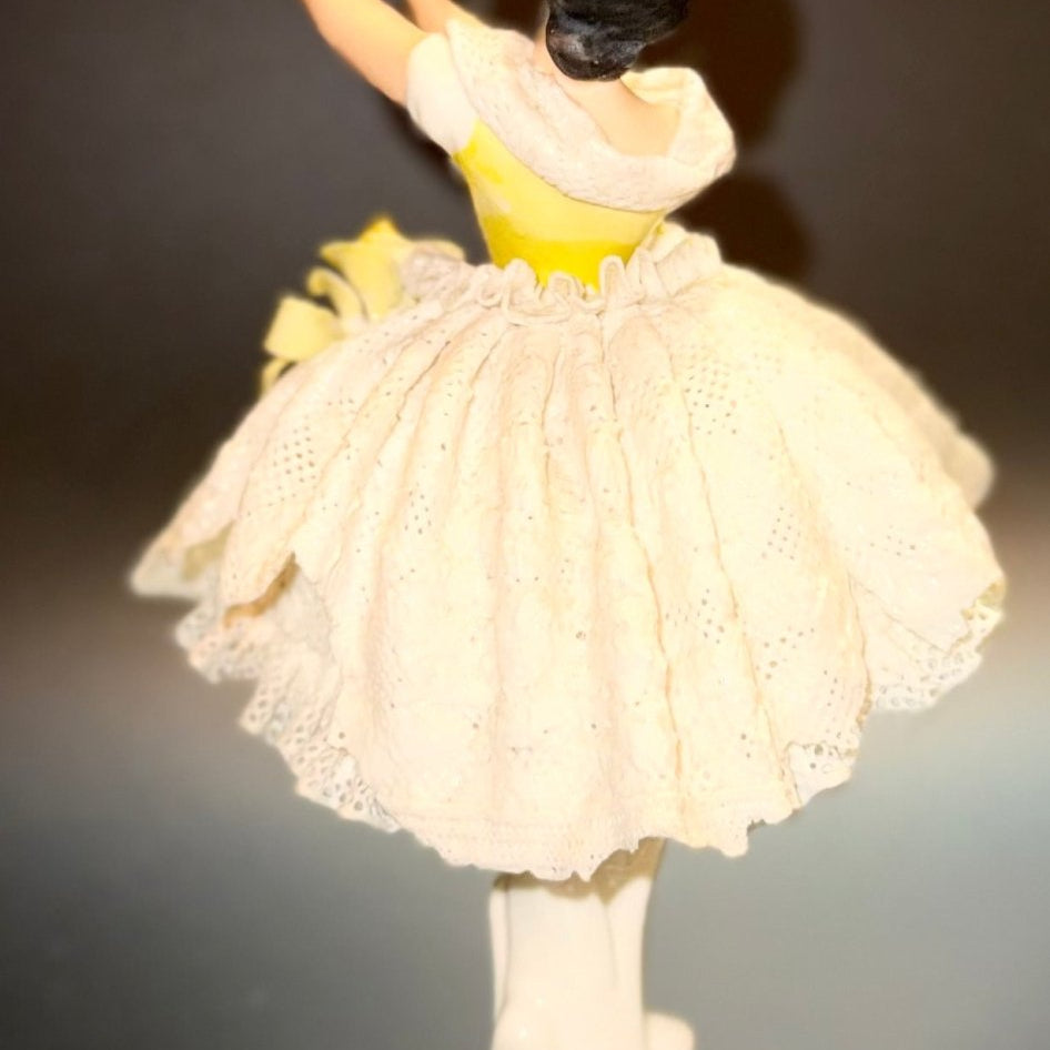 Volkstedt ballerina porcelænsfigur – Dresden - stil, Tyskland - Frøken Lilly